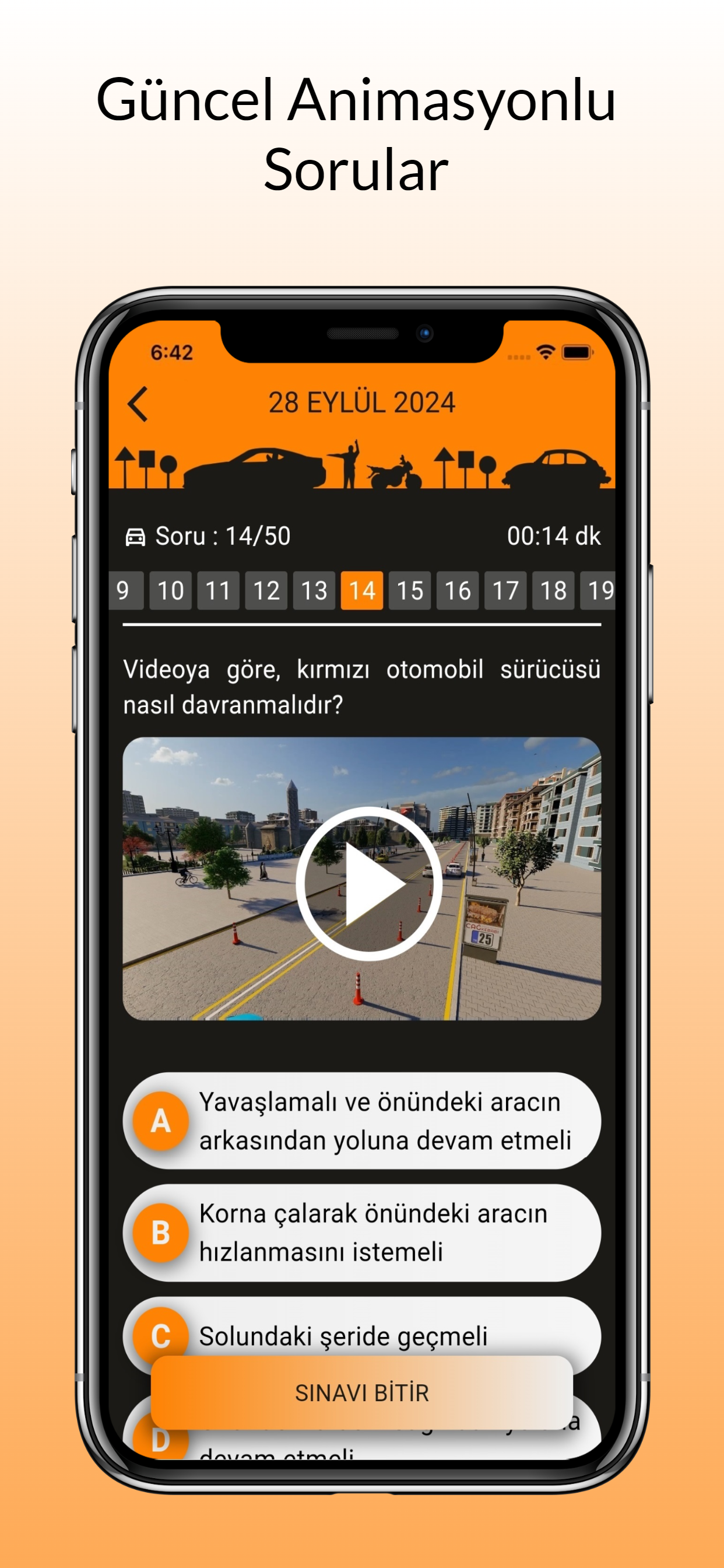 Ehliyet Sınav Soruları - ENOR ekran görüntüsü